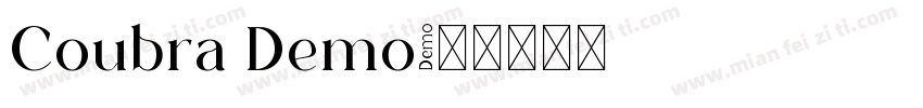 Coubra Demo字体转换